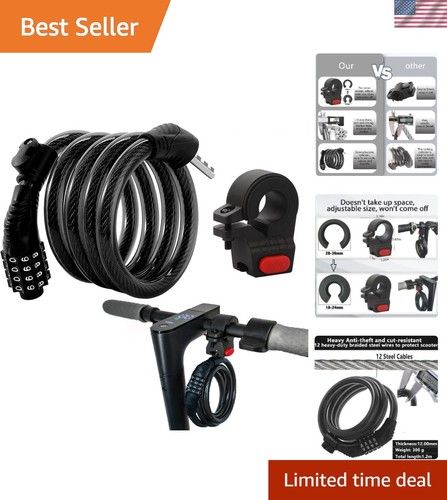 Scooter lock bike - lock, cable