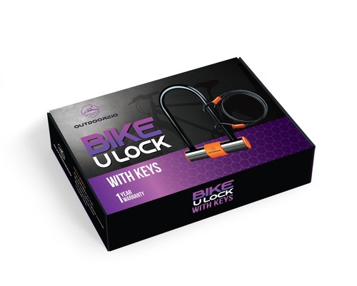Bike lock with keys - bike,