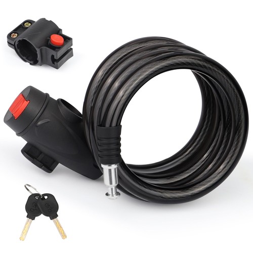 Bike cable lock with - bike,