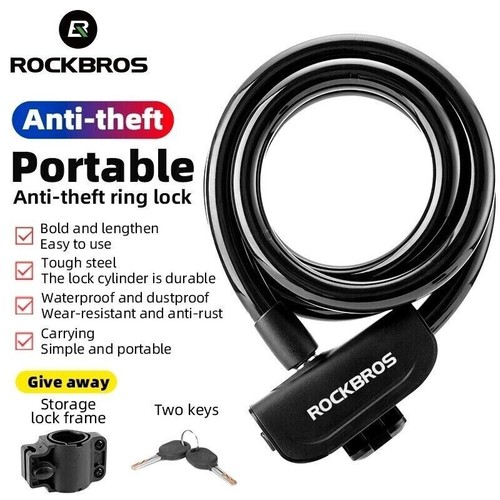 Rockbros bike lock anti theft - rockbros,