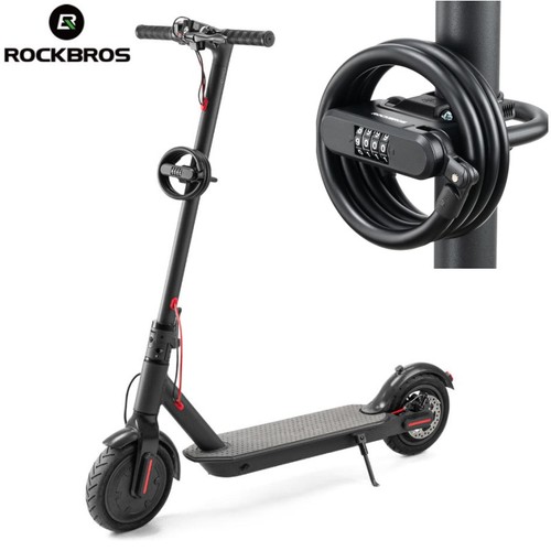 Rockbros scooter lock - lock, w/cable