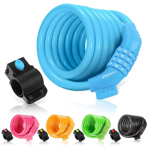 Etronic bike lock cable - 6, ft.