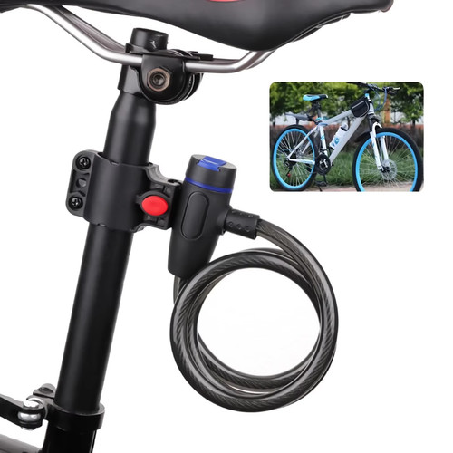 Bike cable lock heavy duty - lock,