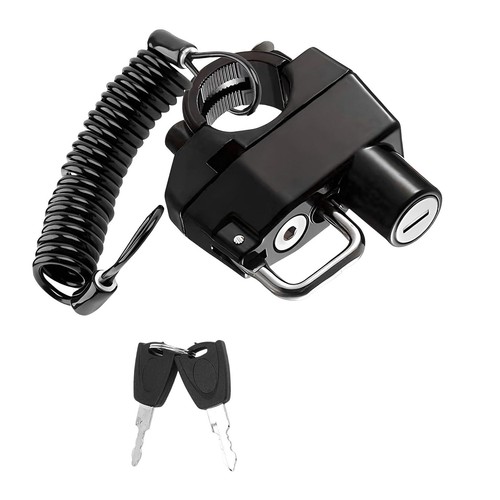 Motorcycle helmet lock - helmet,