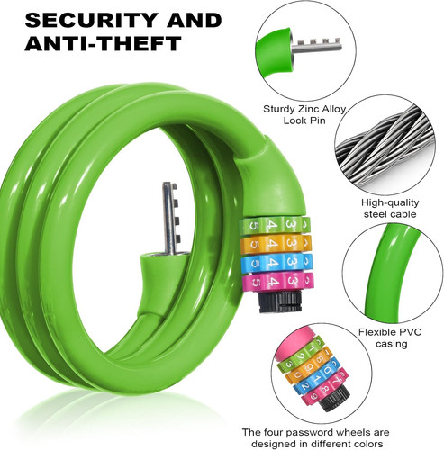 Inch bike lock cable - bike,
