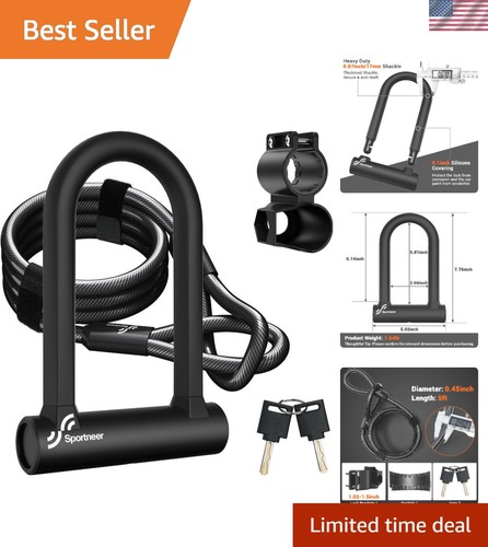 Bike lock heavy duty anti - bike, lock:
