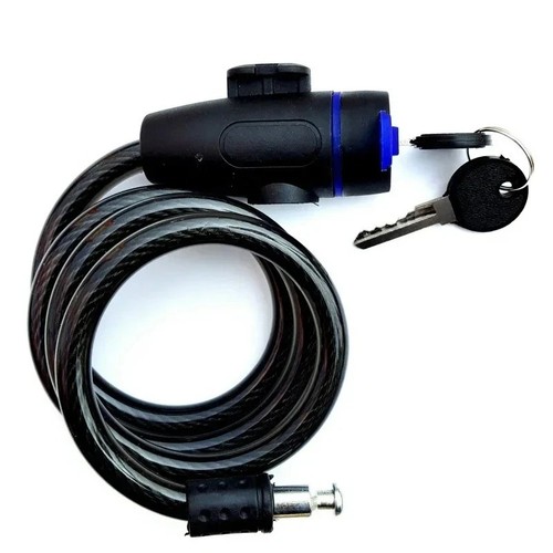 Bike cable lock with - cable, anti