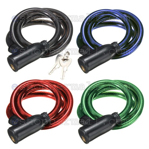 Bicycle cable lock bike - lock,